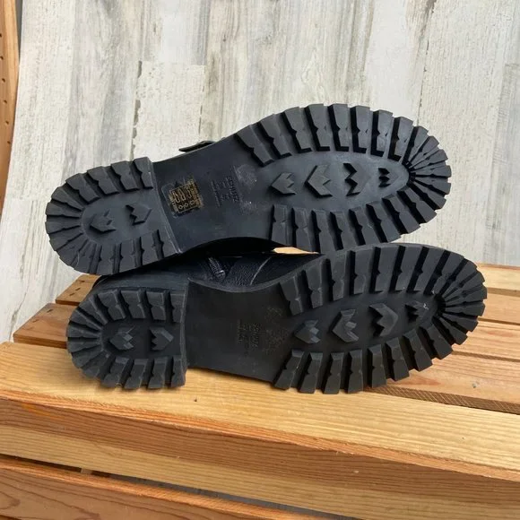 SALE! SCHUTZ Women's Size 9.5 Studded Leather Boots Side Zipper Entry EU Size 41 - Picture 7 of 11